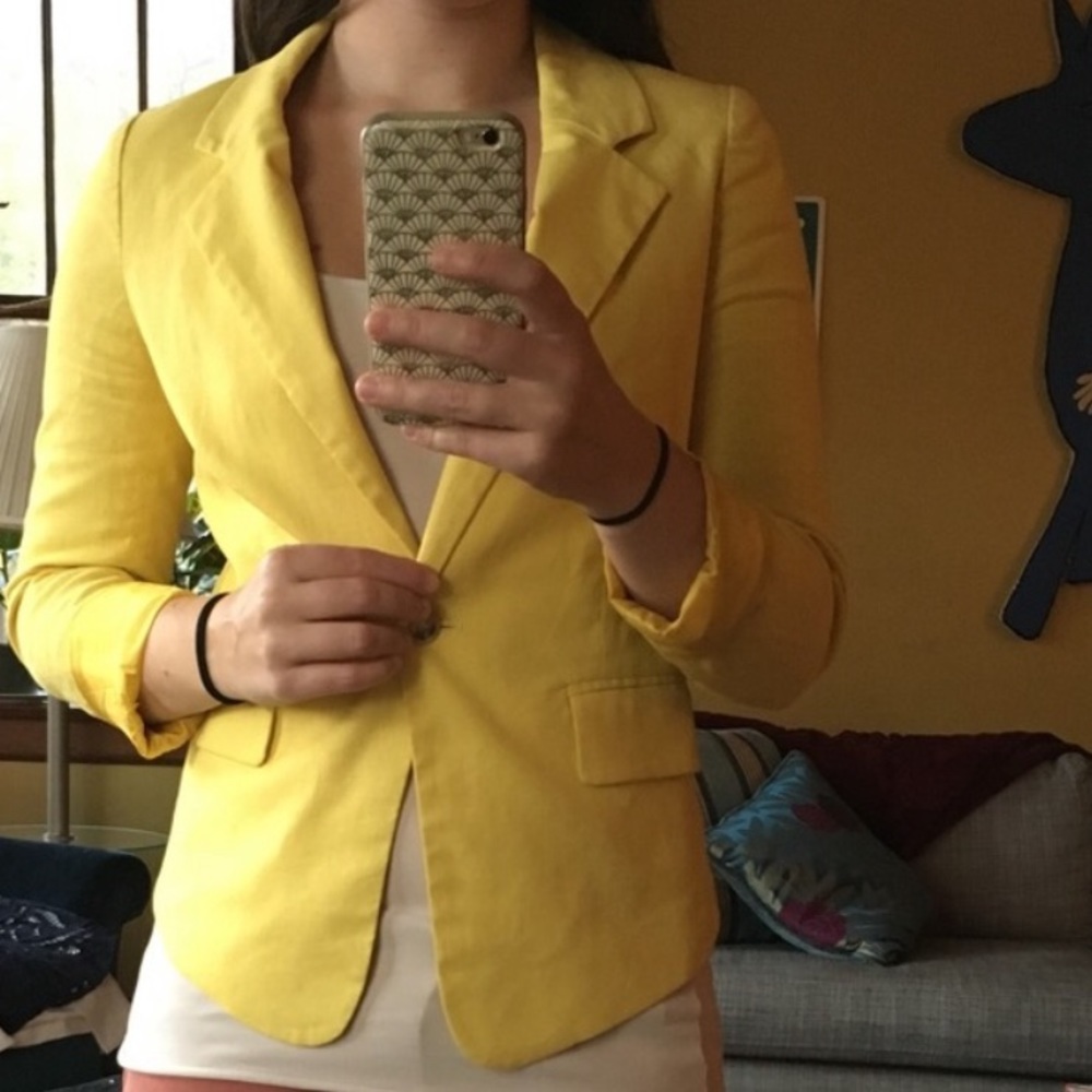 Yellow Blazer, XS.